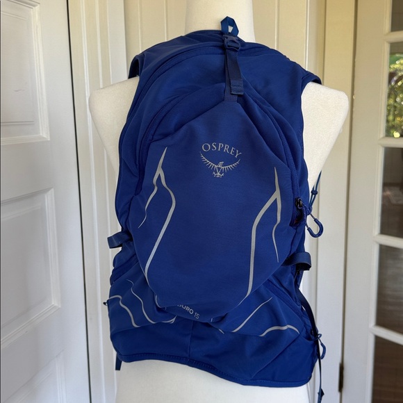 Osprey Blue Hiking/Running Hydration backpack 2.5L bladder - Picture 2 of 7